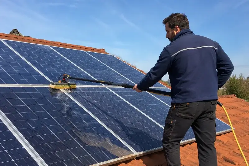 Nettoyage et entretien de panneaux solaires à Paimpont