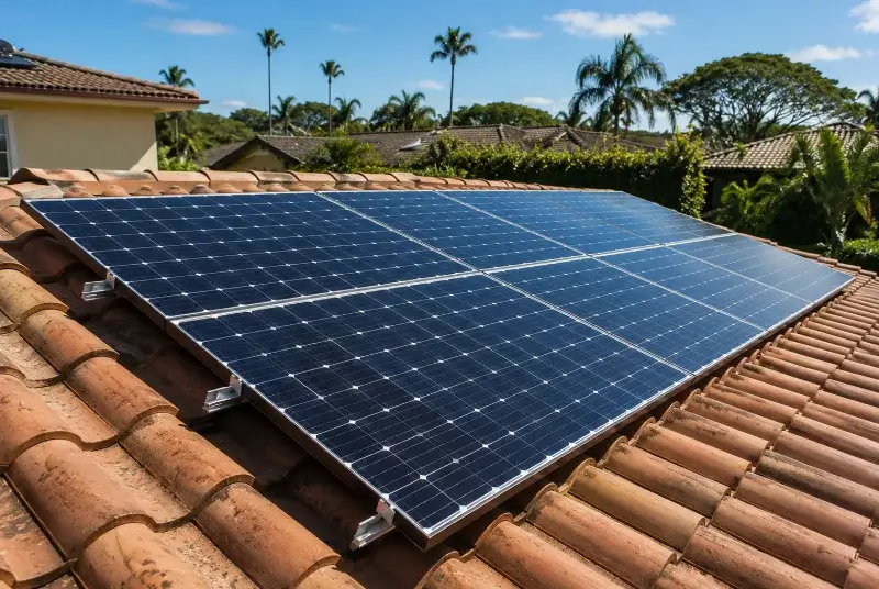 Installation de panneaux solaires à Paimpont